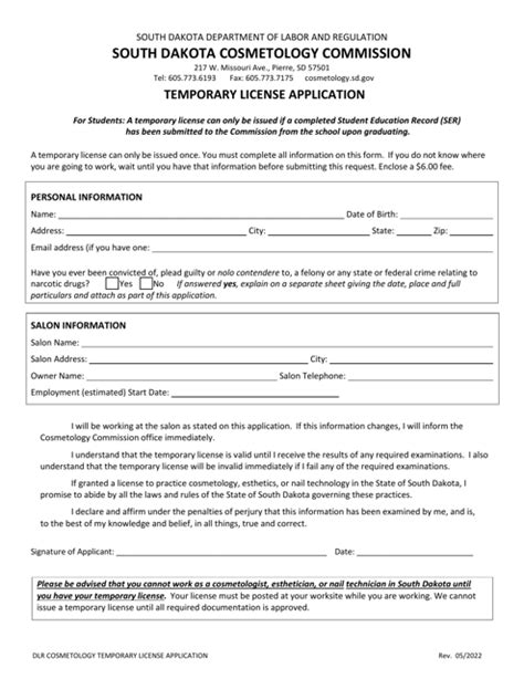 South Dakota Temporary Permit FAQs