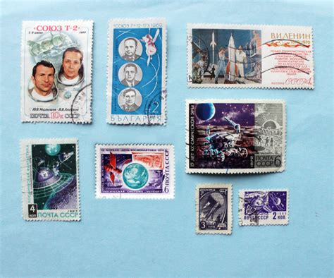 Soviet Space Propaganda Stamp