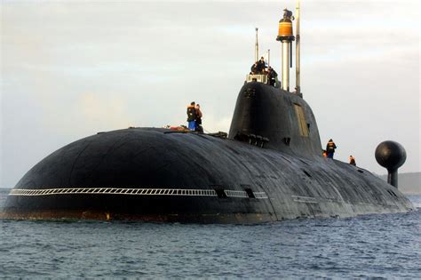 Soviet submarine in the Barents Sea