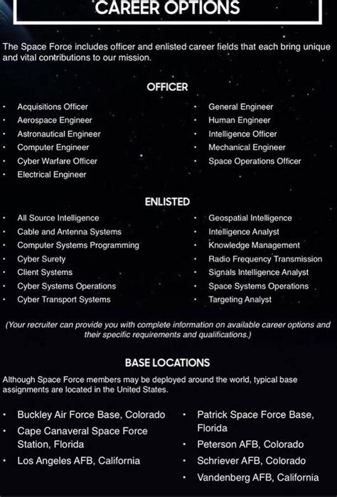 Space Force Career 1