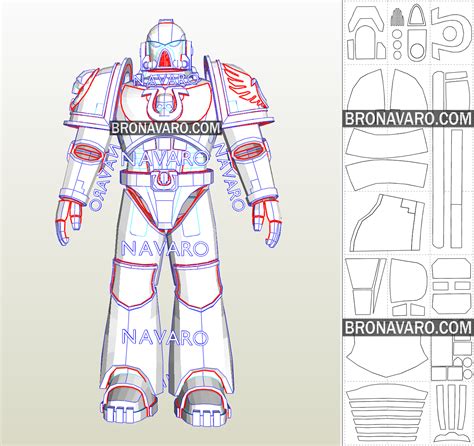 Space Marine armor template