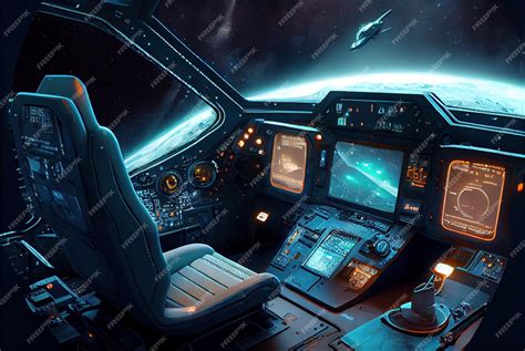 Space Ship Cockpit and Engines