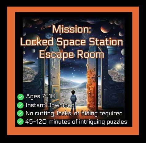 Space station escape room printable