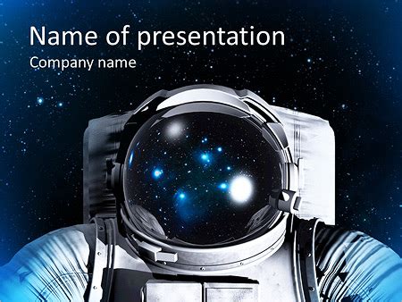 Space Suit PowerPoint Template