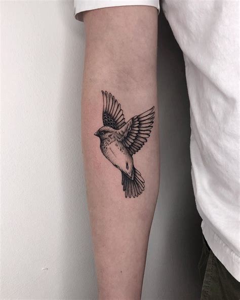 Sparrow bird tattoo inspiration