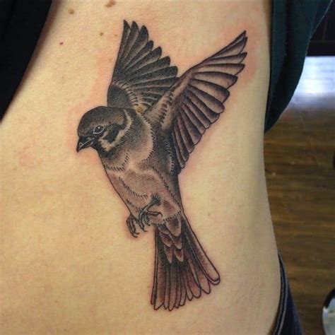 Sparrow tattoo placement