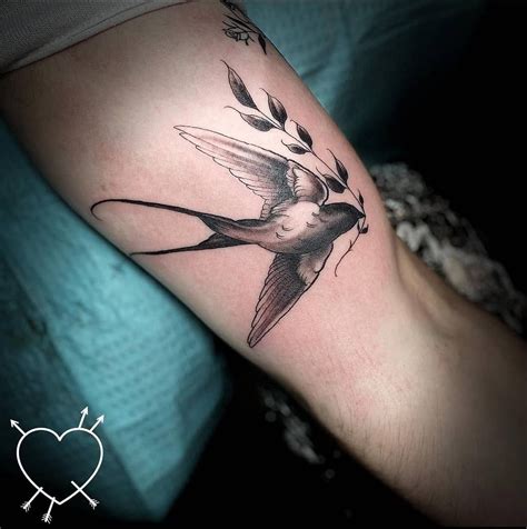 Sparrow tattoos for shoulder