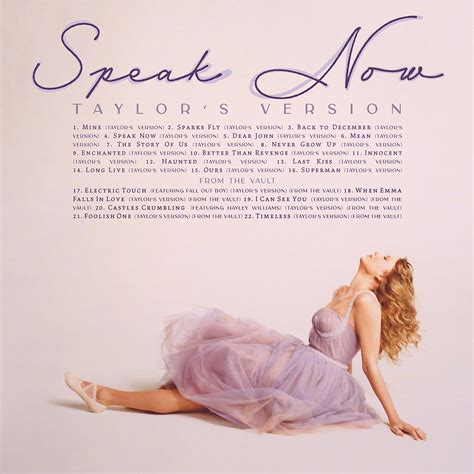 Speak Now Album Cover