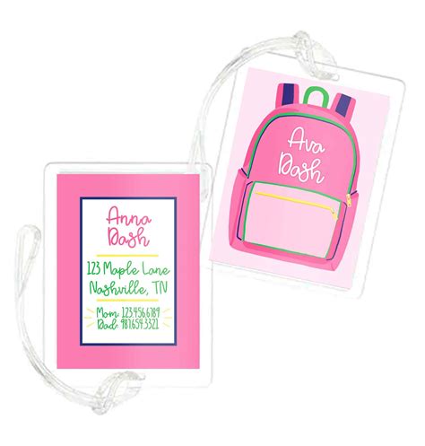 Special Backpack Tags