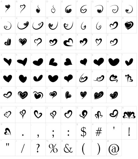 Heart symbol special character in Excel