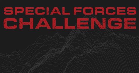 Special Forces challenges