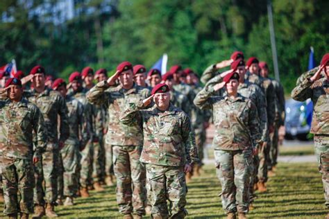 10th Group Special Forces Operators Participating in Ceremony