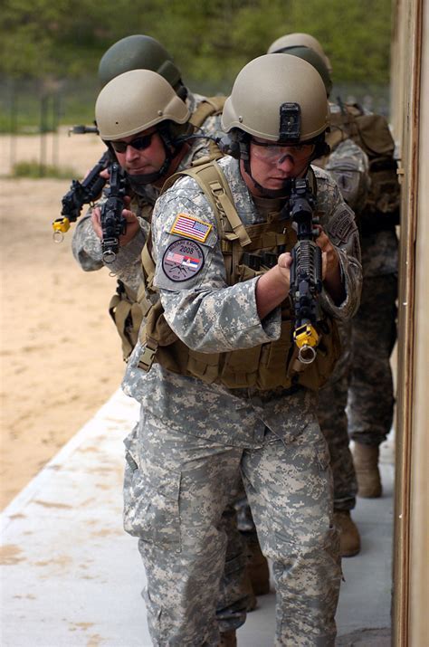 US Army Special Forces soldier participating in problem-solving training