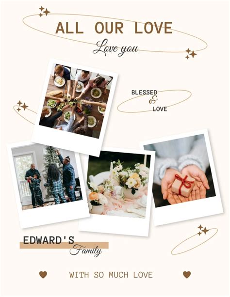 Special Occasion Picture Collage Template