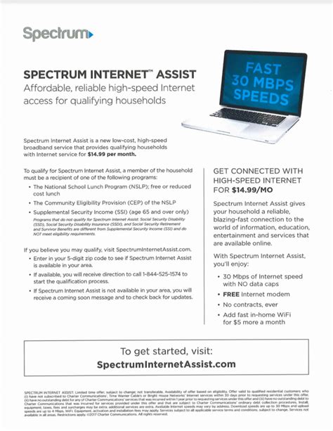 Spectrum Internet Assist Application