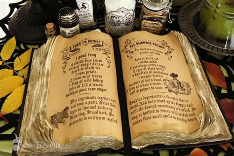 Free Printable Spell Book Pages for Witches