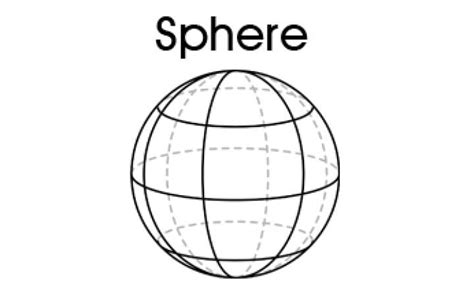 Spheres template for kids