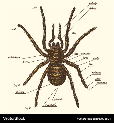 Spider anatomy diagram