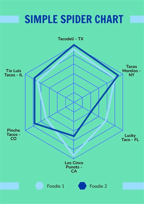 Spider Chart Example 4