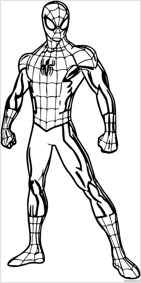 Spider-Man Coloring Page