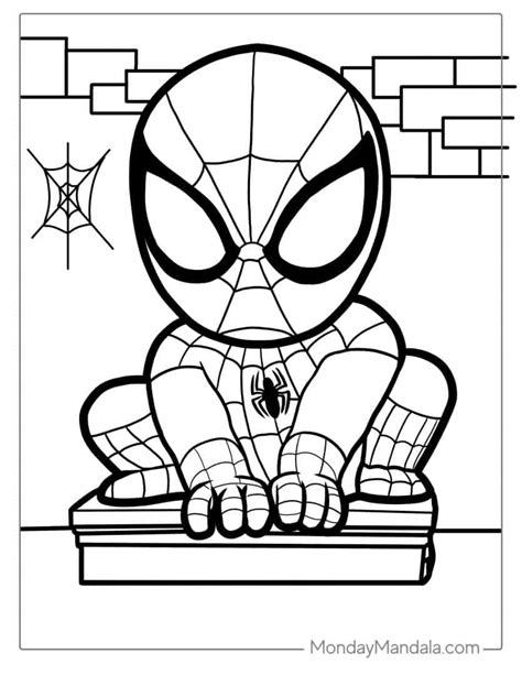 Spider-Man coloring page