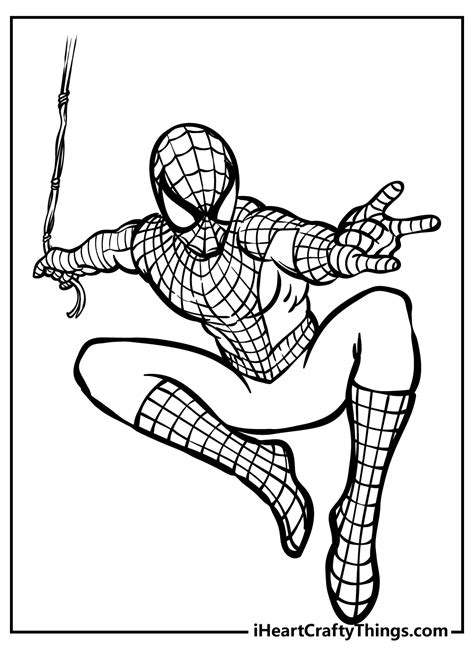 Spider-Man Colouring Page