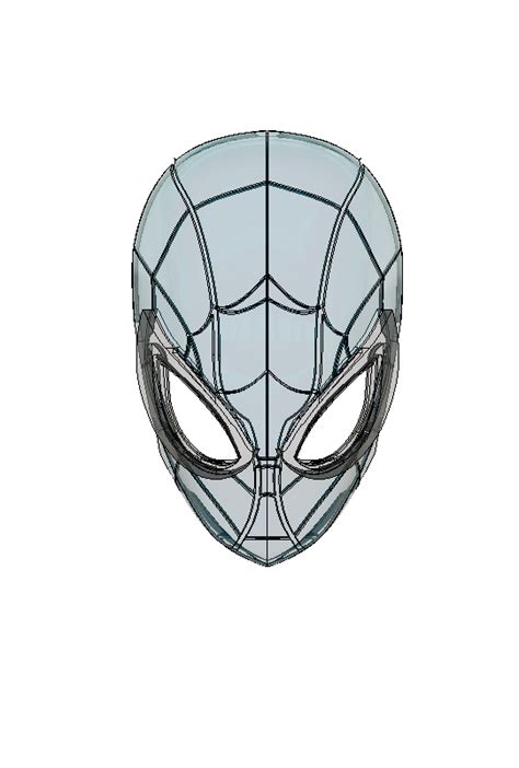 Spider-Man mask template tutorial example