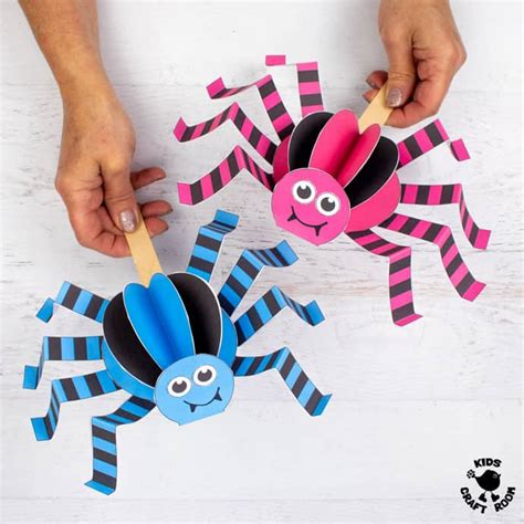 Spider Paper Bag Puppet