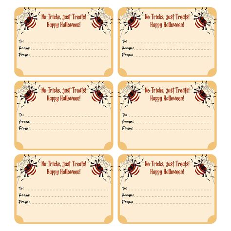 Spider Web Candy Gram Template