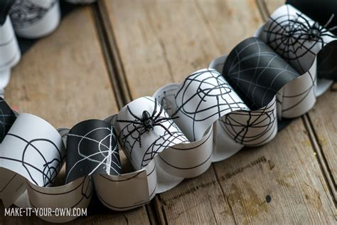 Spider Web Paper Chain Ideas