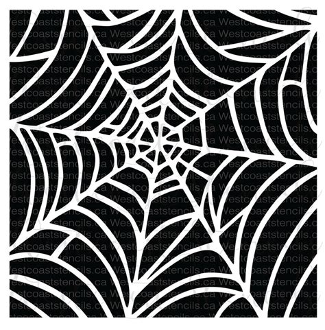 Spider Web Stencil