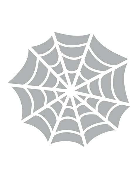 Spider Web Stencil Printable 6