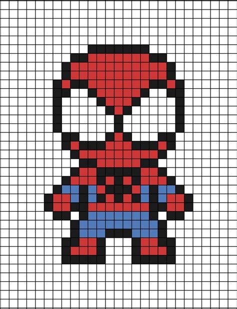 Spider-Man Basic Shape Template