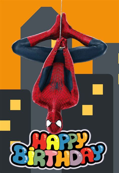 Spiderman Birthday Card Printables