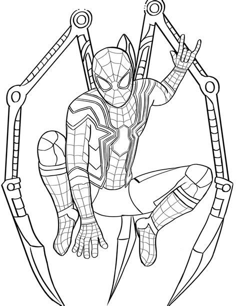 Spiderman Coloring Activities