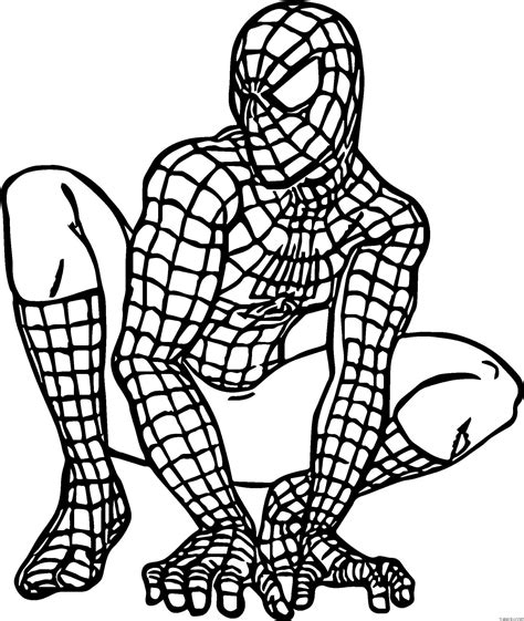 Spiderman Coloring Page