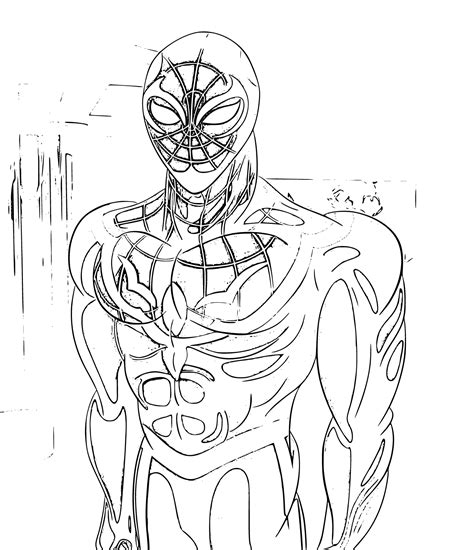 Spider-Man coloring pages for adults