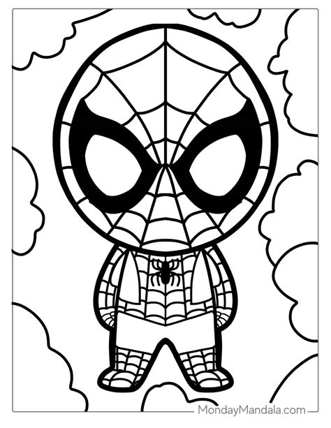 Spiderman Coloring Pages For Preschoolers