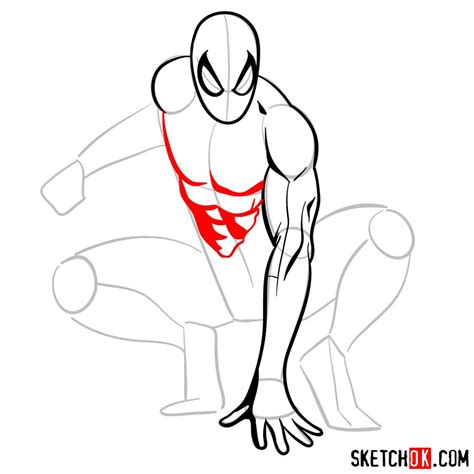 Spider-Man Drawing Template Comic Book Style