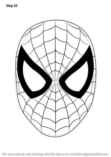 Spider-Man Drawing Template Simple