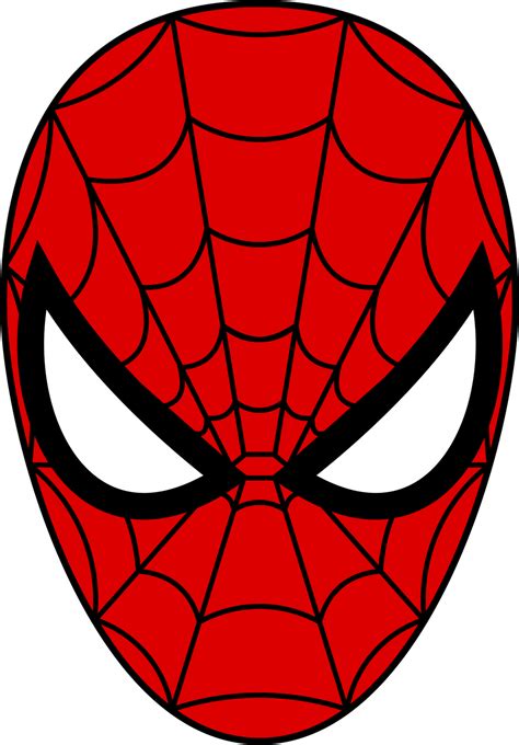 Spiderman Face Printable Template Collection