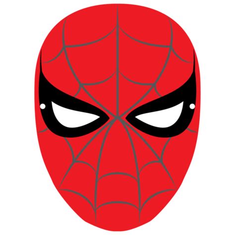 Spiderman Face Printable Template Ideas