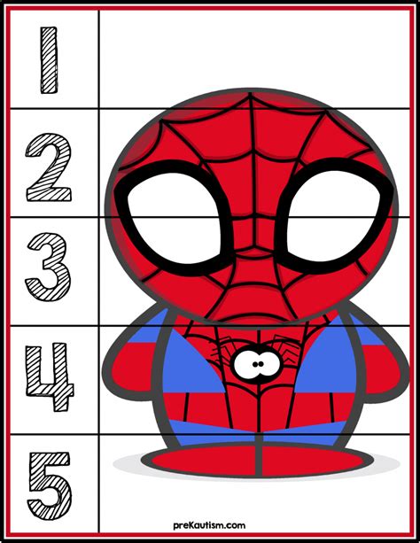 Spiderman Learning Activities