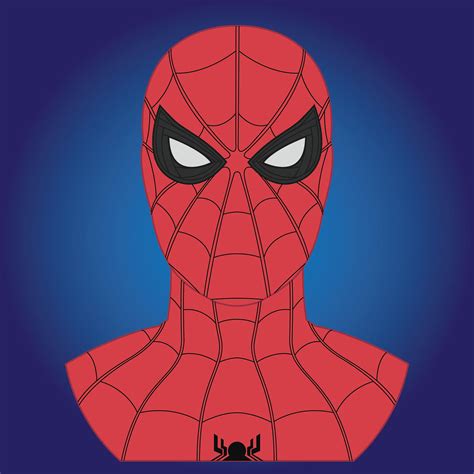 Spiderman portrait clipart