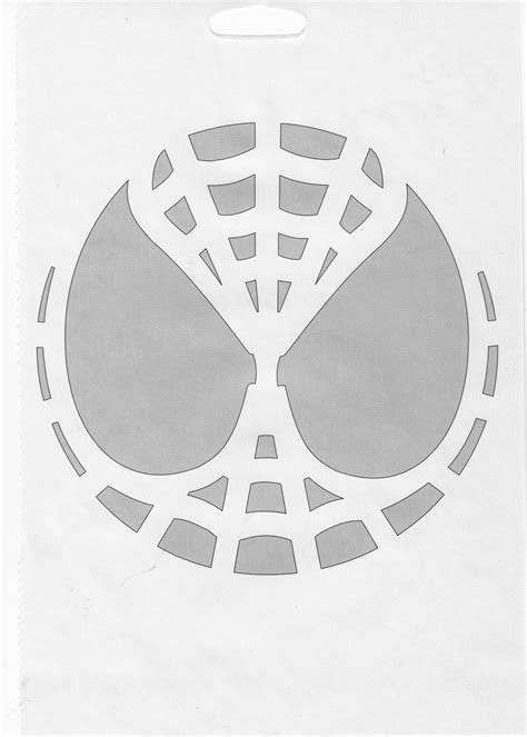 Spider-Man Pumpkin Carving Template 1