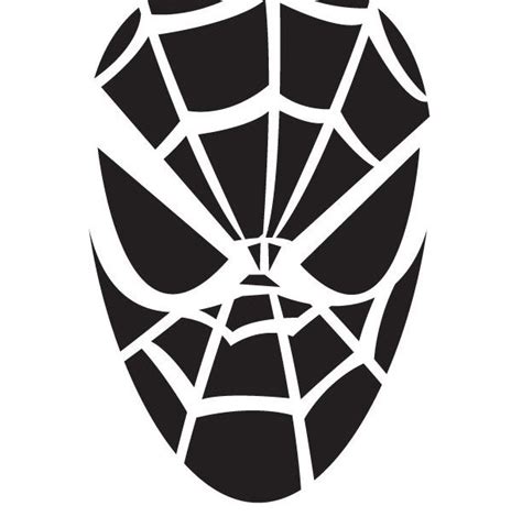 Spider-Man Pumpkin Carving Template 2