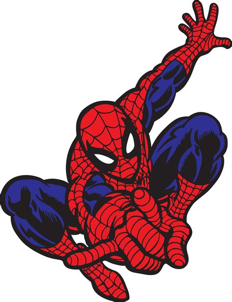 Spiderman silhouette clipart