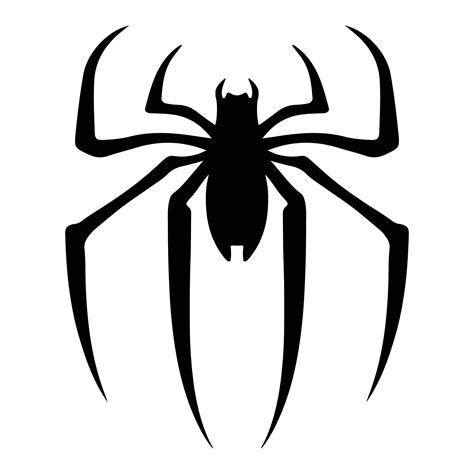 Spiderman stencil printable with spider