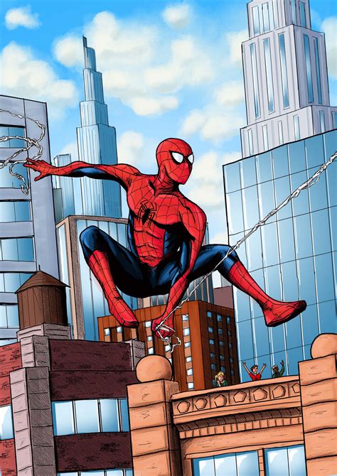 Spiderman Swinging