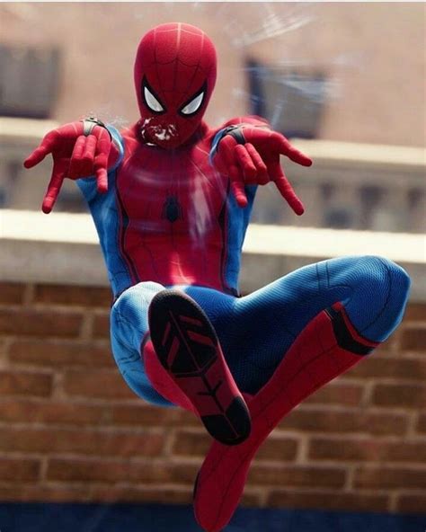 Spiderman thwip pose